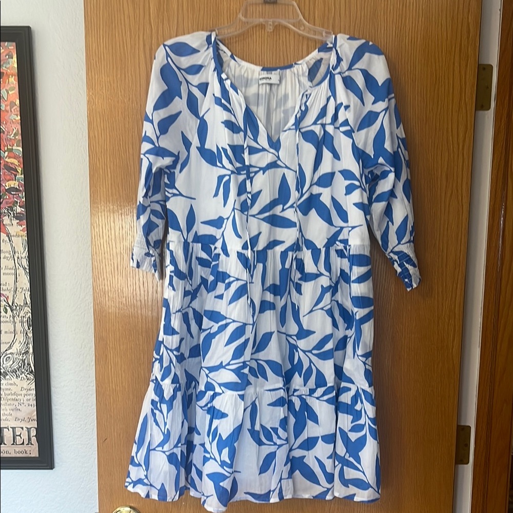 Sonoma Blue and White Women's Dress